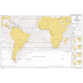 Admiralty Chart 5125[09]: Routeing - South Atlantic Ocean - September