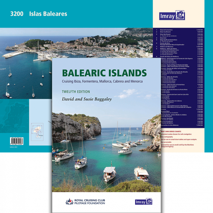 Balearics Imray Pilot Book and Chart Folio Pack