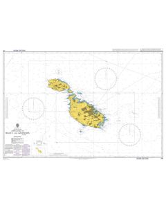 ADMIRALTY Chart 194: Approaches to Malta and Ghawdex (Gozo)