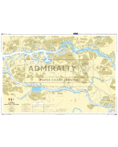 ADMIRALTY Chart 208: Rotterdam Nieuwe Maas and Oude Maas