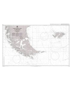 ADMIRALTY Chart 539: Puerto Santa Cruz to Cabo Pilar including the Falkland Islands