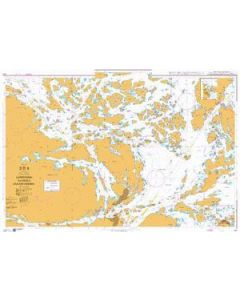 ADMIRALTY Chart 821: Sandhamn to Ostra Saxarfjarden