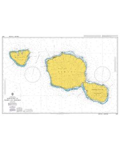 Admiralty Chart 1382: Approaches to Tahiti and Moorea