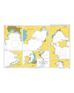 ADMIRALTY Chart 1644: Mediterranean Sea, Ports and Anchorages on the South-West Coast of Turkey