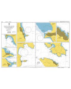 ADMIRALTY Chart 1683: Plans on the South and East Coasts of Peloponnisos