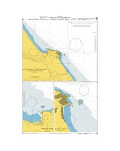 Admiralty Chart 1798: Ports on the Caribbean Coast of Costa Rica