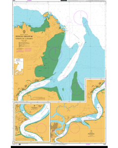 ADMIRALTY Chart 1822: Sungai Sarawak - Tanjung Po to Pending