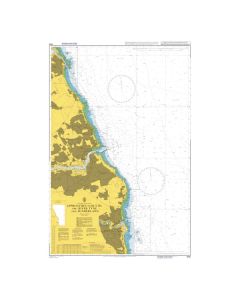 ADMIRALTY Chart 1935: Approaches to Blyth the River Tyne and Sunderland