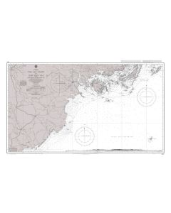 ADMIRALTY Chart 1965: Cua Lac Giang to Iles Kao Tao including the Delta of the Song Ca