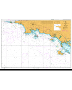 ADMIRALTY Chart 2521: Chaussee de Sein to Belle-Ile