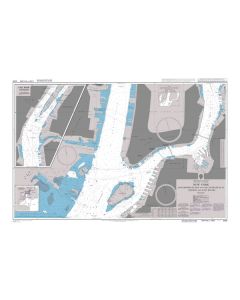 Admiralty Chart 3455: New York Governors Island and the Entrances to Hudson and East Rivers