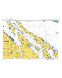 Admiralty Chart 4955: North Pender Island to Thetis Island