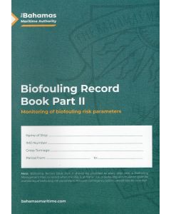 Bahamas Biofouling Record Book - Part 2