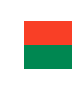 Madagascar Courtesy Flag