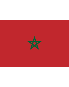 Morocco Courtesy Flag