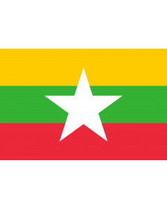 Myanmar Courtesy Flag