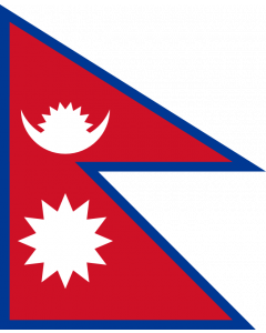 Nepal Courtesy Flag