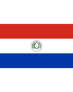 Paraguay Courtesy Flag