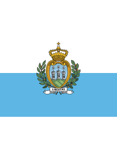 San Marino State Courtesy Flag