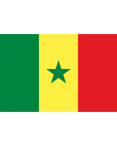 Senegal Courtesy Flag