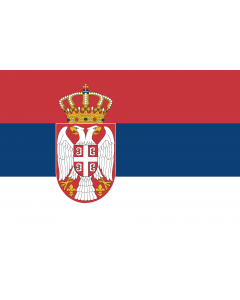 Serbia Courtesy Flag