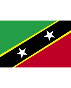 St Kitts & Nevis Courtesy Flag