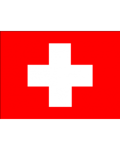 Switzerland Courtesy Flag