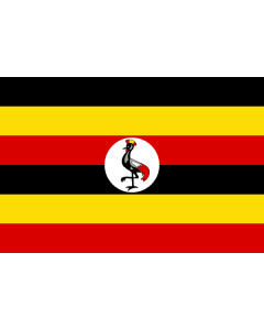 Uganda Courtesy Flag