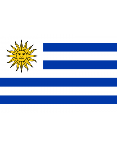 Uruguay Courtesy Flag