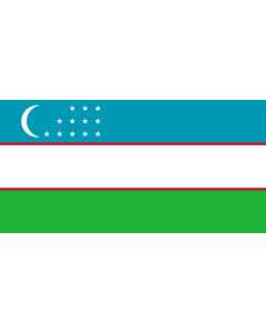 Uzbekistan Courtesy Flag