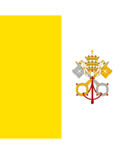 Vatican City Courtesy Flag