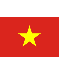 Vietnam North Courtesy Flag