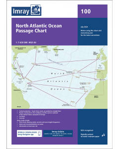 100 North Atlantic Ocean Passage Chart (Imray Chart)