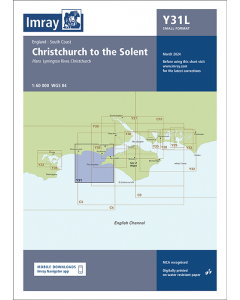 Laminated Y31 Christchurch to the Solent (Imray Chart)