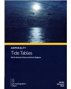 NP202 - ADMIRALTY Tide Tables: North Atlantic Ocean and Arctic Regions (2025)
