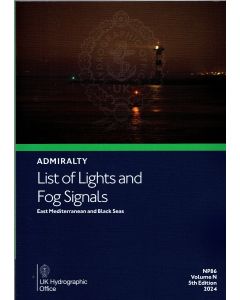 NP86 - ADMIRALTY List of Lights and Fog Signals: East Mediterranean and Black Seas (Volume N)