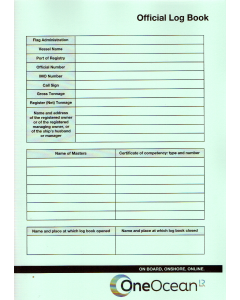 OneOcean Official Log Book