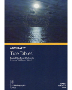 NP205 - ADMIRALTY Tide Tables: South China Seas & Indonesia (2025)