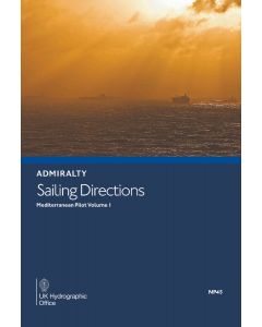 e-NP45 - ADMIRALTY Sailing Directions: Mediterranean Pilot Volume 1 (Digital)