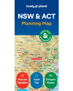 Lonely Planet Western Australia Planning Map