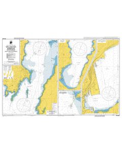 Admiralty Chart NZ4634: Wellington Harbour Entrance and plans of Wharves