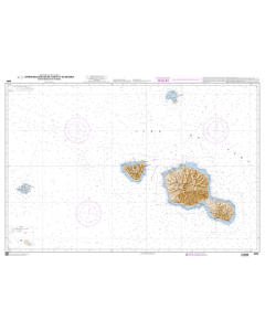 SHOM Chart 6033: Archipel de la Société - Îles sous-le-Vent