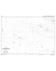 SHOM Chart 7369: From the Southern Cook Islands to the Society Islands and the Austral Islands