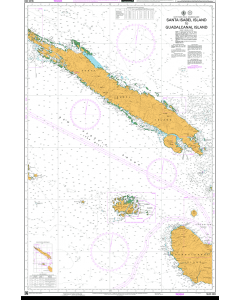 ADMIRALTY Chart SLB303: Santa Isabel Island to Guadalcanal Island