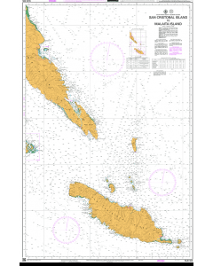 ADMIRALTY Chart SLB305: San Cristobal Island to Malaita Island