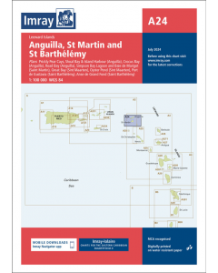 A24 Anguilla, St Martin and St Barthélémy (Imray Chart)
