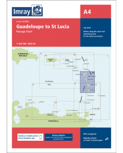 A4 Guadeloupe to St Lucia (Imray Chart)